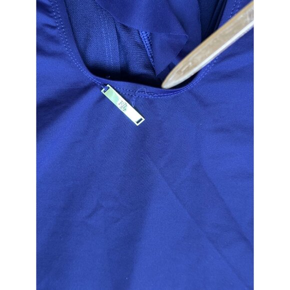 Lauren Ralph Lauren Bathing Suit Womens Size 8 / Med New Purple Ruffle One Piece - Picture 7 of 14